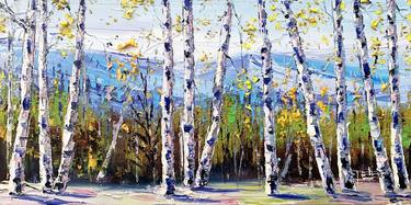 Birches in Blue thumb