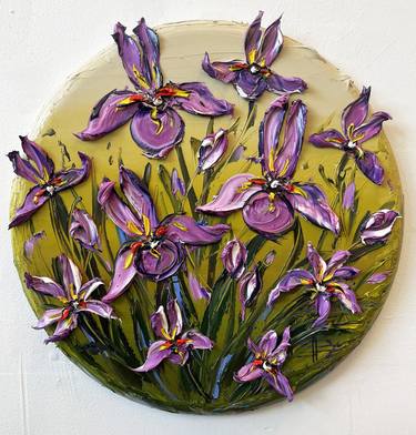 Original Floral Sculpture by Lisa Elley