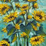 Collection Van Gogh Inspired sunflower paintings