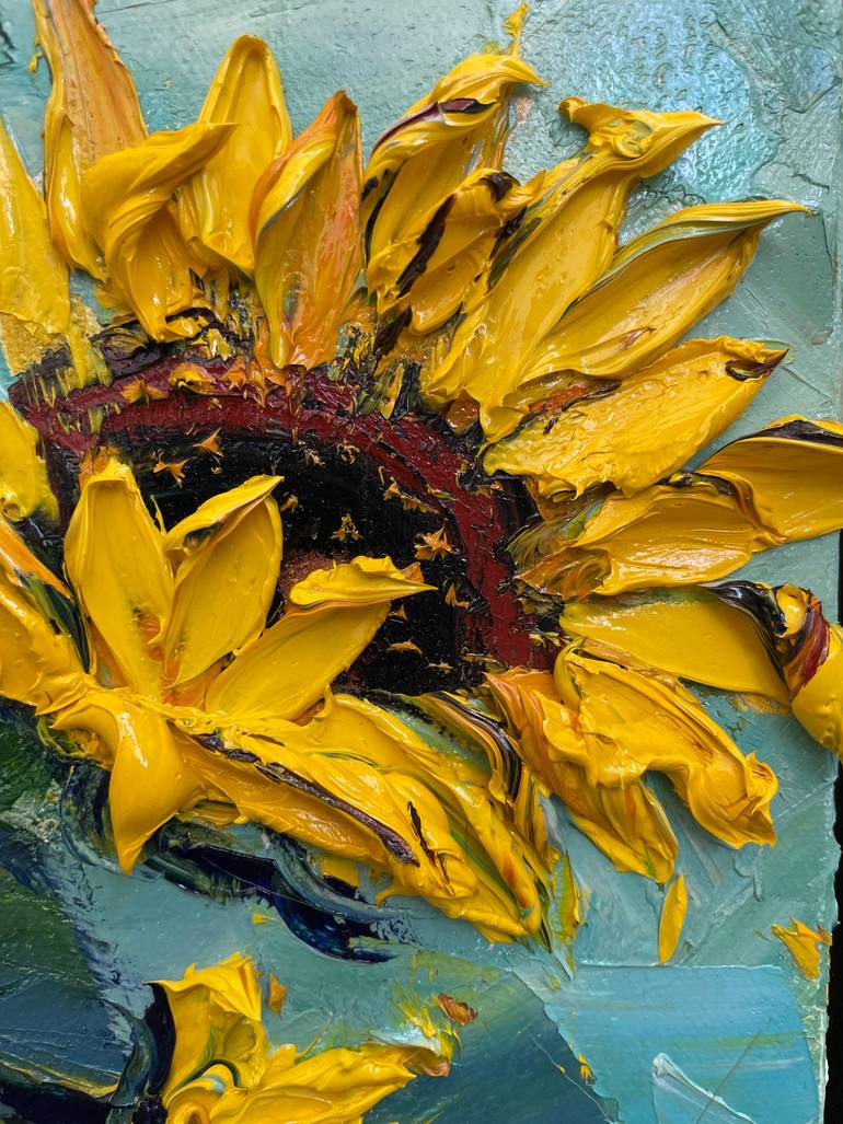 Original Impressionism Floral Painting by Lisa Elley