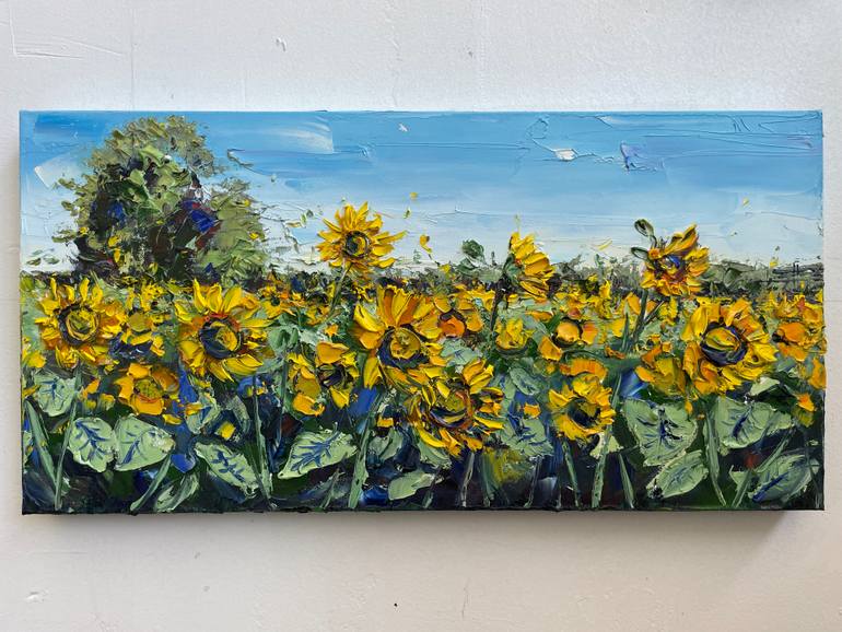 Original Impressionism Landscape Painting by Lisa Elley