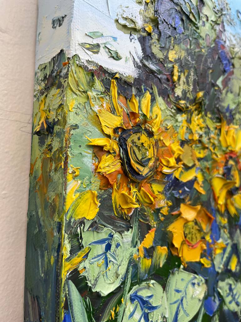 Original Impressionism Landscape Painting by Lisa Elley