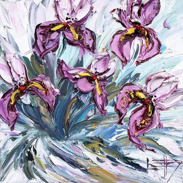 Irises in Blush thumb