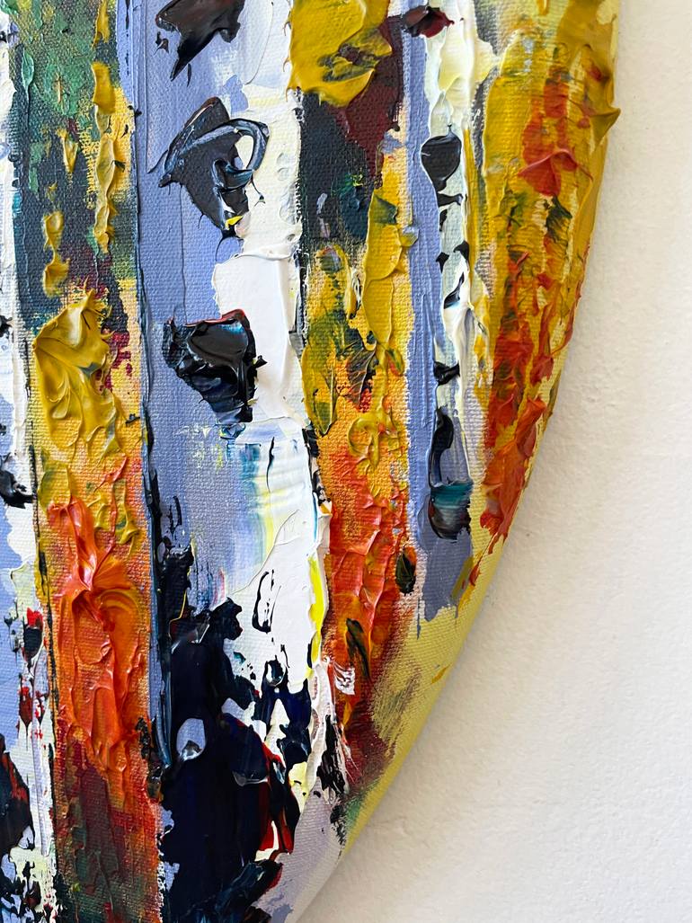 Original Abstract Landscape Painting by Lisa Elley