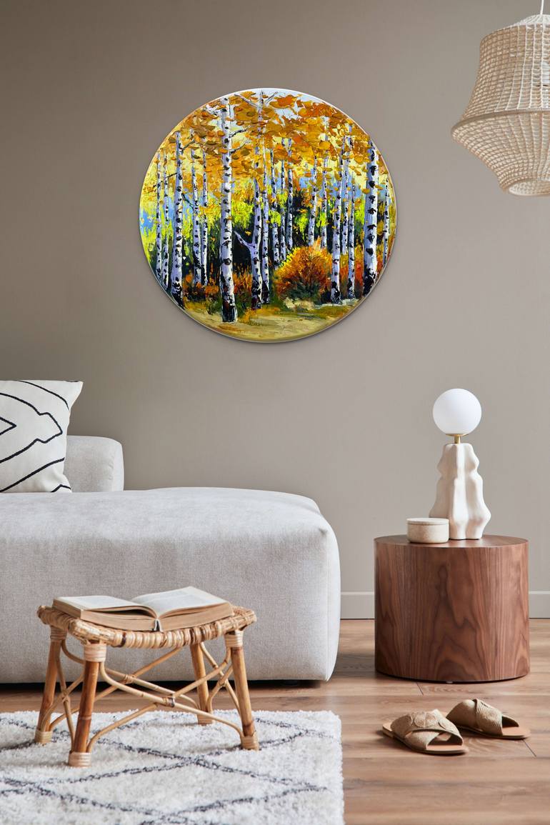 Original Abstract Landscape Painting by Lisa Elley