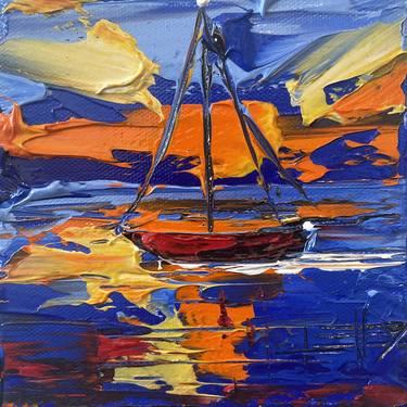 Print of Ship Paintings by Lisa Elley