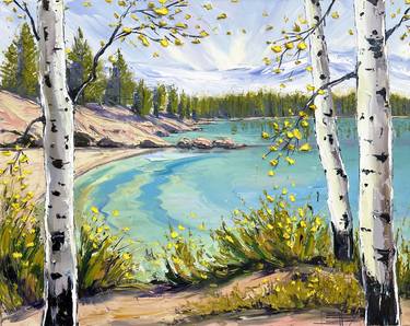 Original Expressionism Landscape Paintings by Lisa Elley