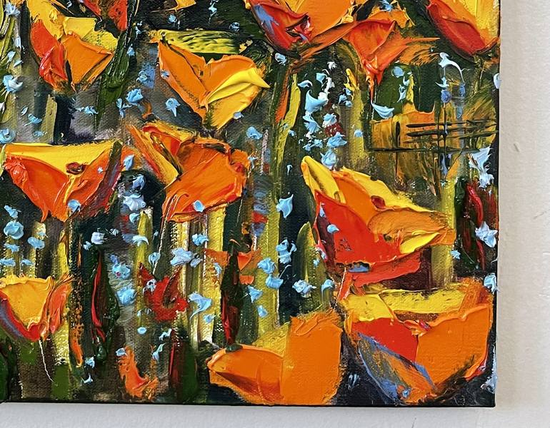 Original Floral Painting by Lisa Elley