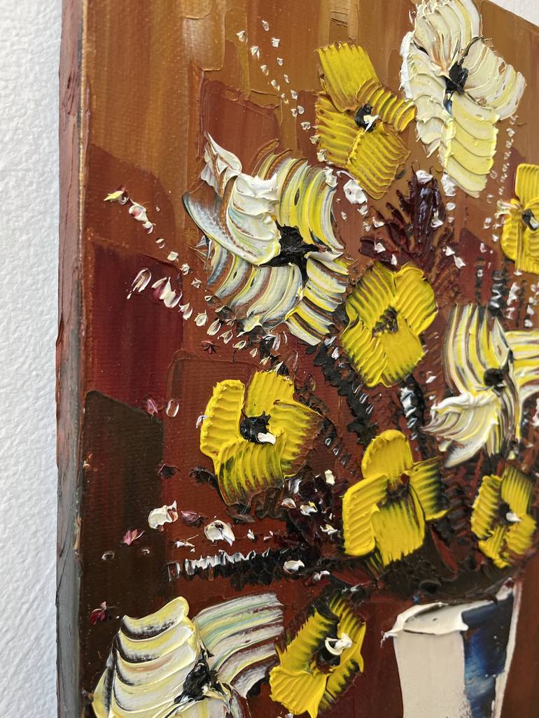 Original Floral Painting by Lisa Elley