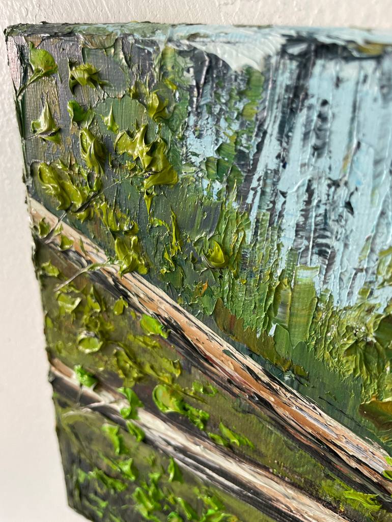 Original Expressionism Landscape Painting by Lisa Elley