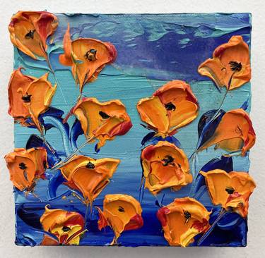 Print of Expressionism Floral Paintings by Lisa Elley