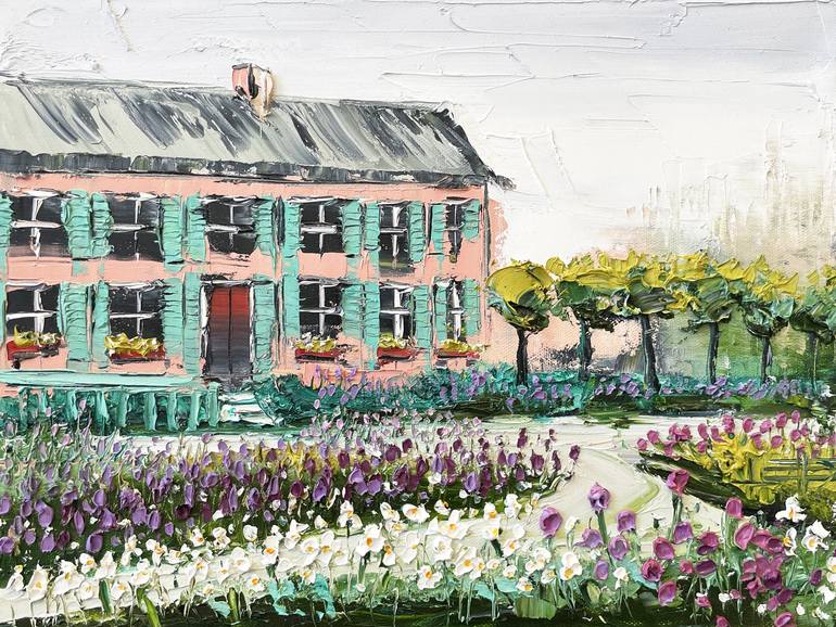 Original Garden Painting by Lisa Elley