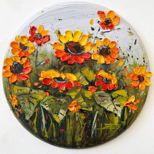 Collection Van Gogh Inspired sunflower paintings