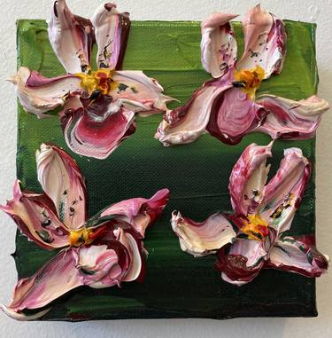 Original Expressionism Floral Paintings by Lisa Elley