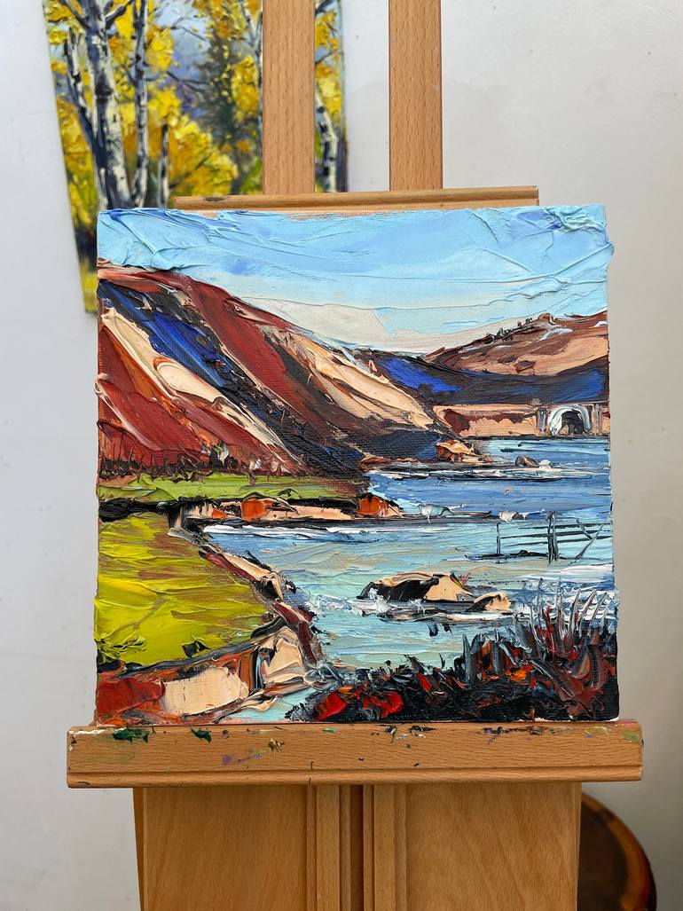 Original Expressionism Landscape Painting by Lisa Elley