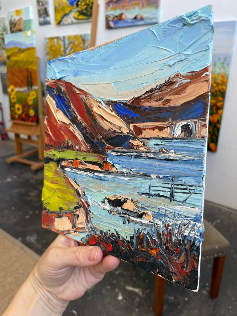 Original Expressionism Landscape Painting by Lisa Elley