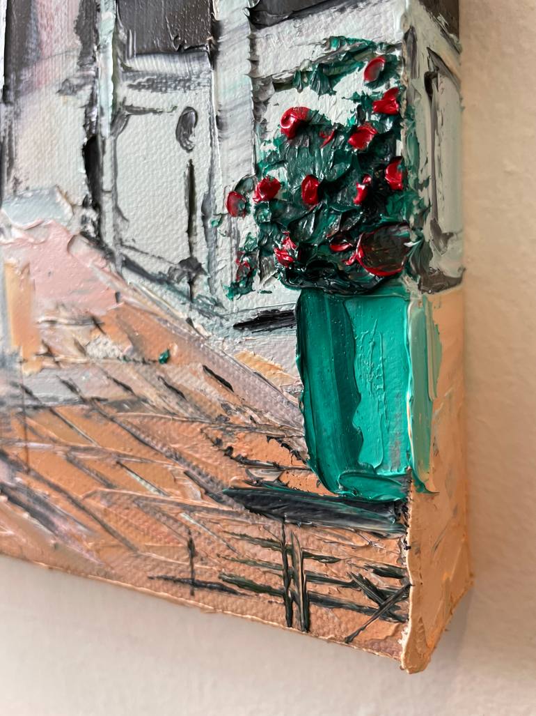 Original Expressionism Cities Painting by Lisa Elley