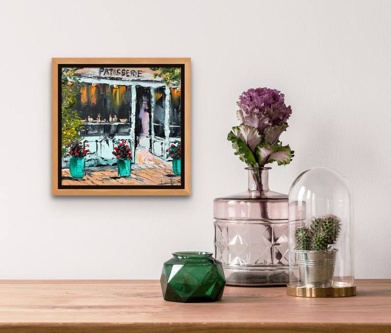Original Expressionism Cities Painting by Lisa Elley