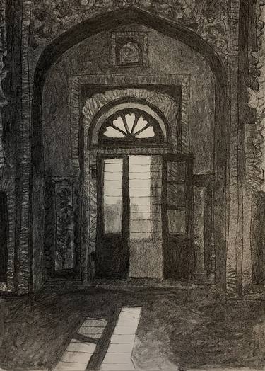 Original Interiors Drawings by Hanna Waite