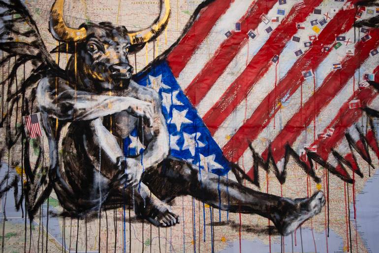 Original Figurative Fantasy Painting by Kateryna Bortsova