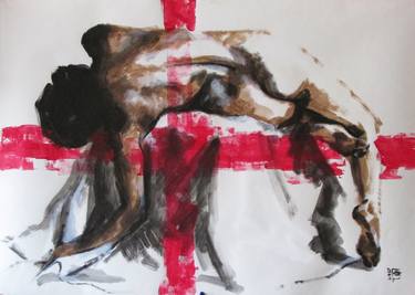 Print of Figurative Nude Paintings by Kateryna Bortsova