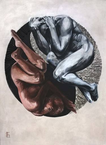 Print of Nude Paintings by Kateryna Bortsova