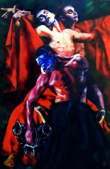 Print of Figurative Performing Arts Paintings by Kateryna Bortsova