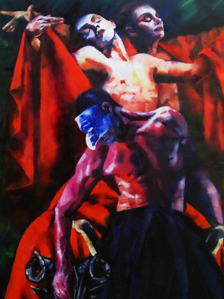 Original Performing Arts Painting by Kateryna Bortsova