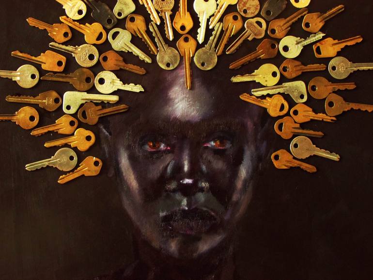Original Figurative Fantasy Painting by Kateryna Bortsova