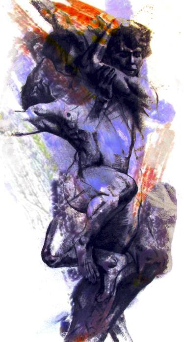 Print of Figurative Body Mixed Media by Kateryna Bortsova