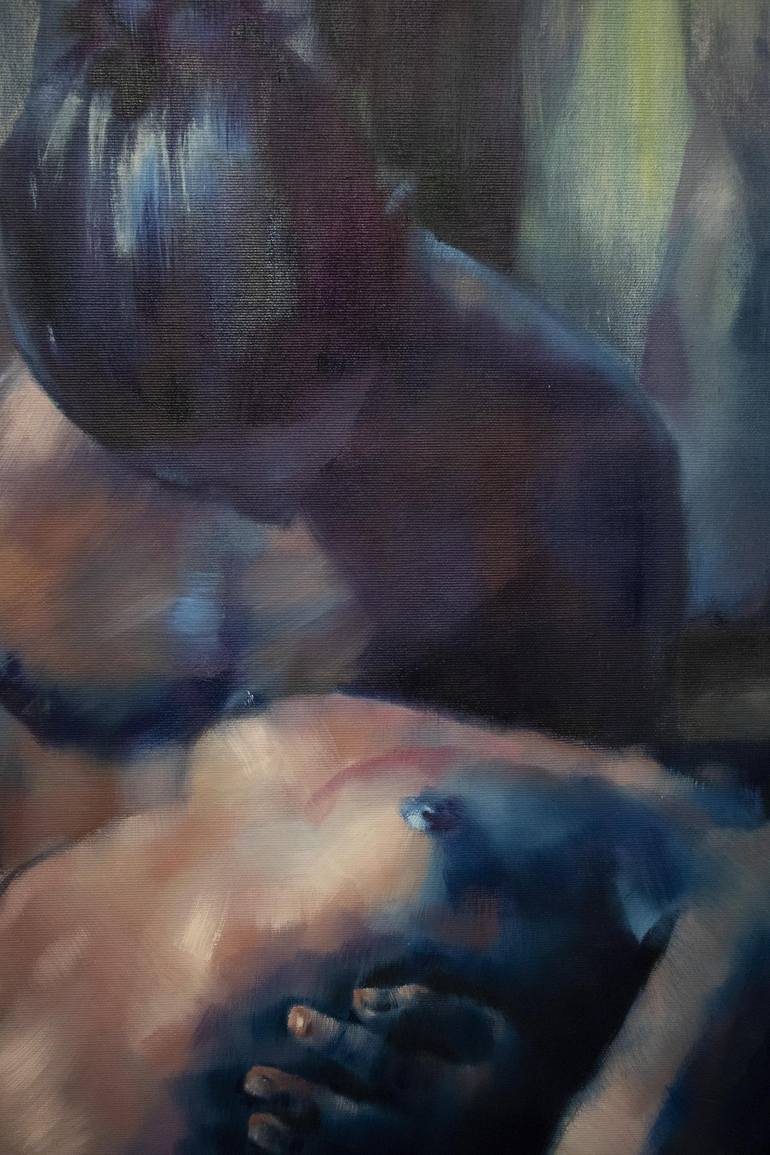 Original Nude Painting by Kateryna Bortsova