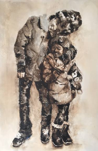 Print of Figurative Children Paintings by Rosel Marci