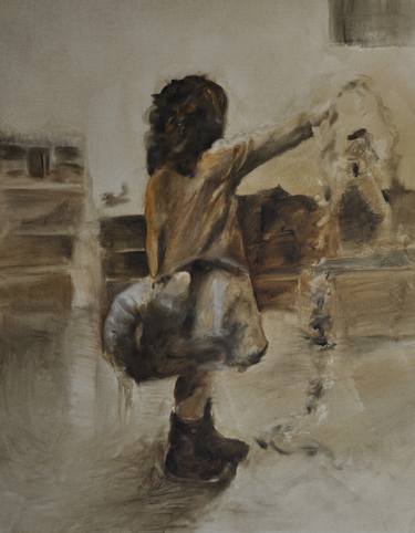 Print of Figurative Children Paintings by Rosel Marci