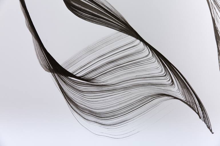 Original Abstract Calligraphy Drawing by Christoph Schrein