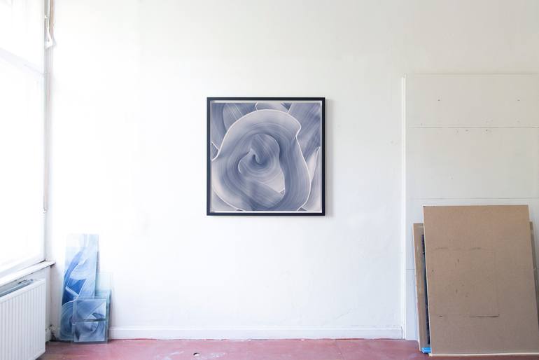 Original Minimalism Abstract Painting by Christoph Schrein