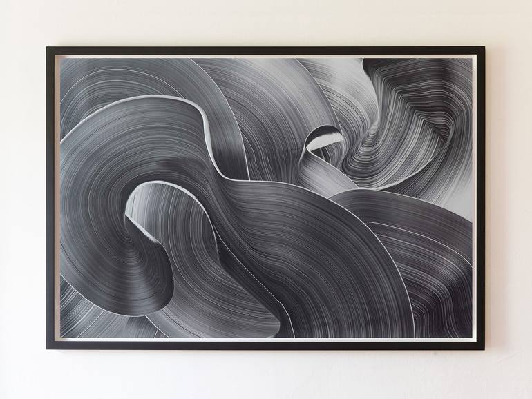 Original Fine Art Abstract Painting by Christoph Schrein