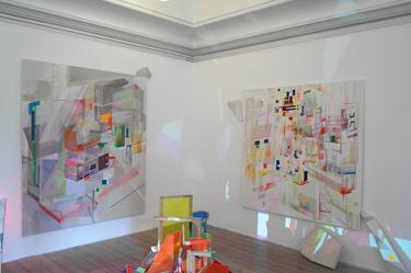 Original Abstract Architecture Installation by Olivia Peake