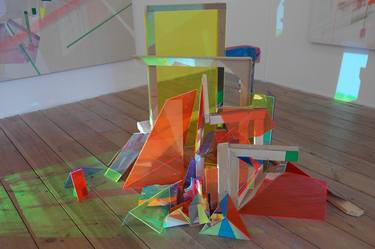 Original Abstract Architecture Sculpture by Olivia Peake