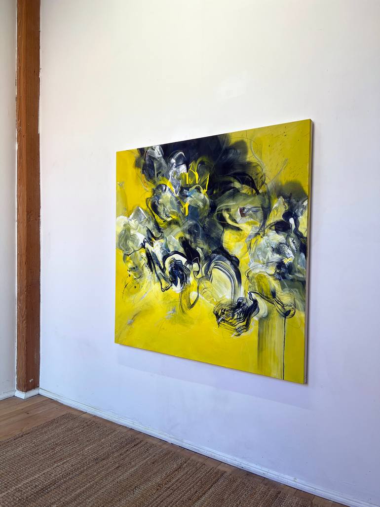 Original Contemporary Abstract Painting by Jocelyn Teng