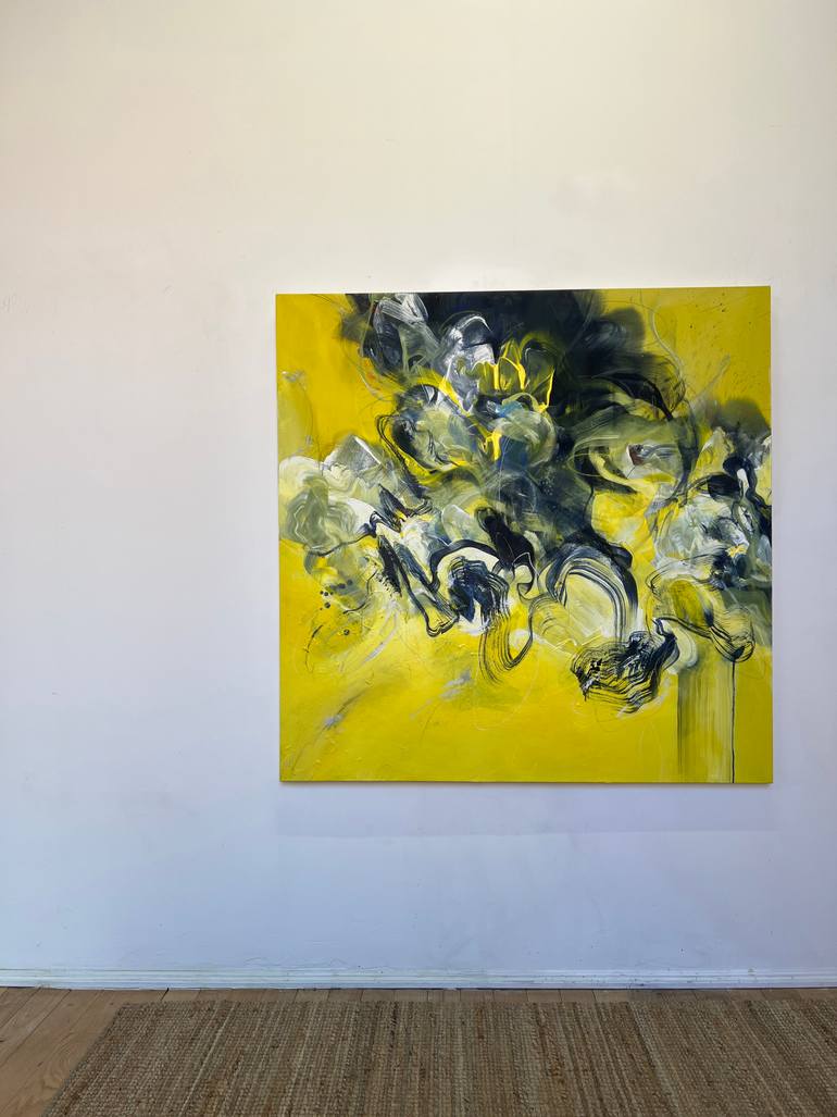 Original Contemporary Abstract Painting by Jocelyn Teng