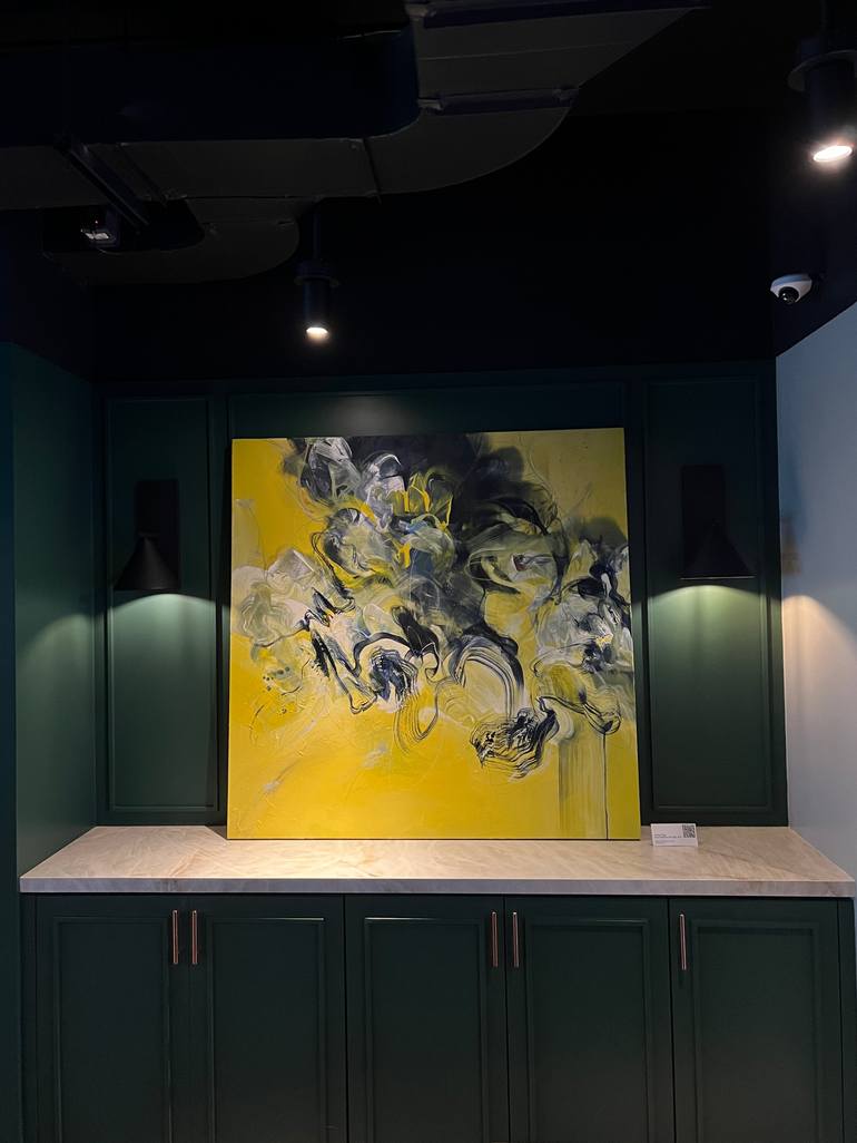 Original Contemporary Abstract Painting by Jocelyn Teng