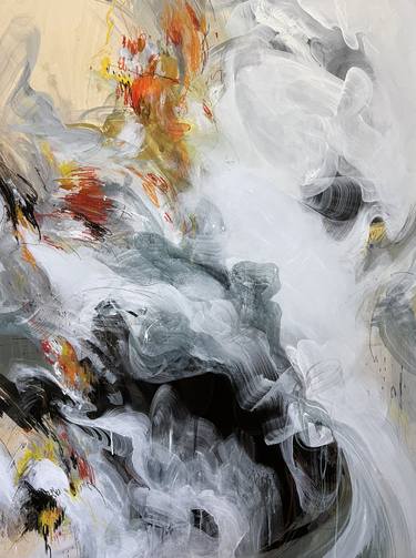 Original Abstract Expressionism Abstract Paintings by Jocelyn Teng