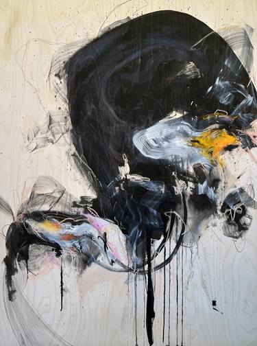 Original Abstract Expressionism Abstract Paintings by Jocelyn Teng