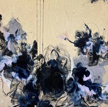 Original Abstract Expressionism Abstract Paintings by Jocelyn Teng