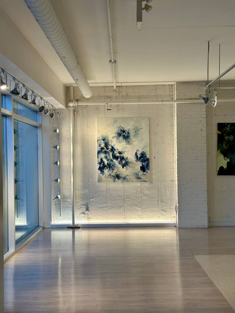 Original Abstract Expressionism Abstract Painting by Jocelyn Teng