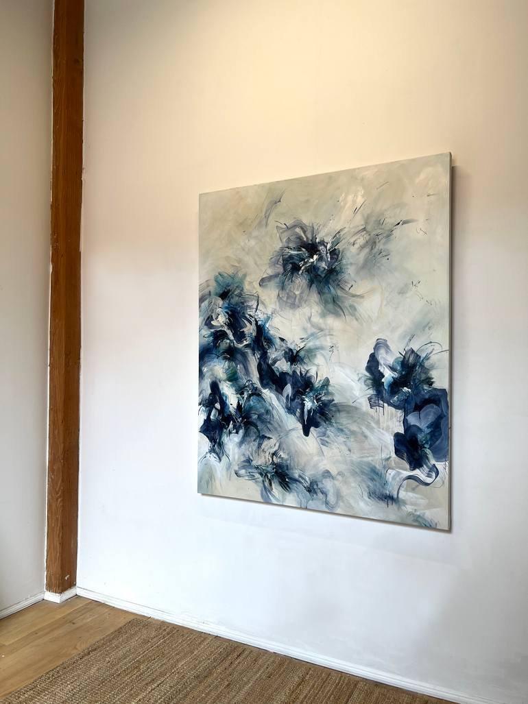 Original Abstract Expressionism Abstract Painting by Jocelyn Teng