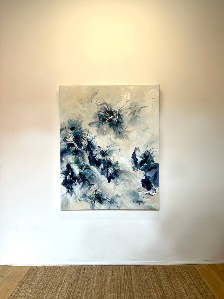 Original Abstract Expressionism Abstract Painting by Jocelyn Teng