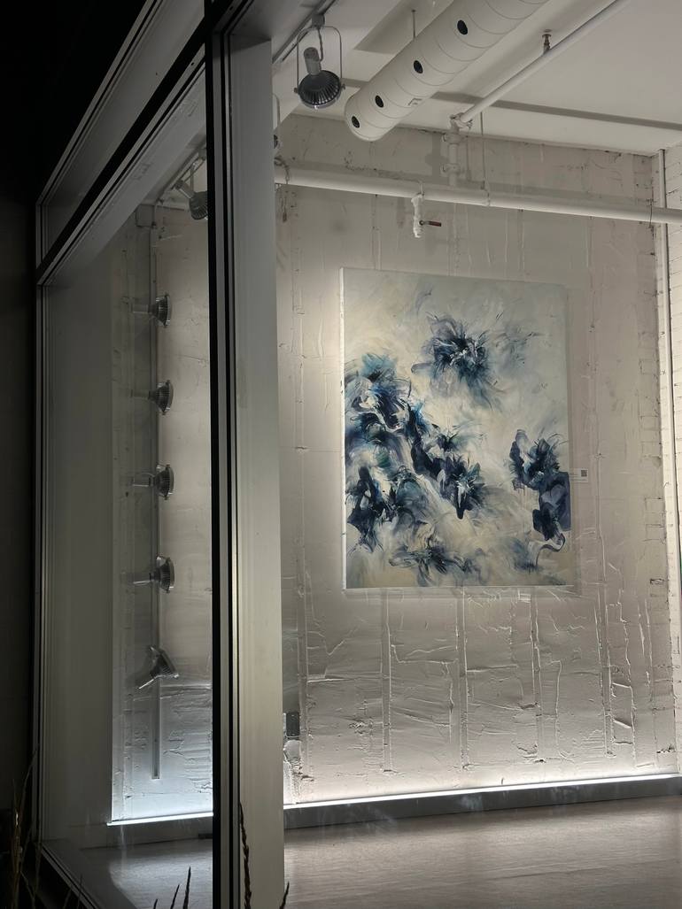 Original Abstract Expressionism Abstract Painting by Jocelyn Teng