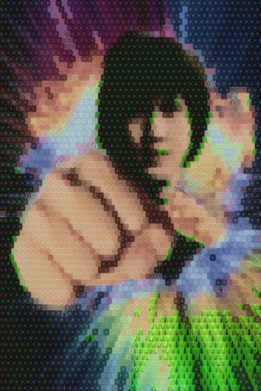 Jackie Chan abstract collage thumb