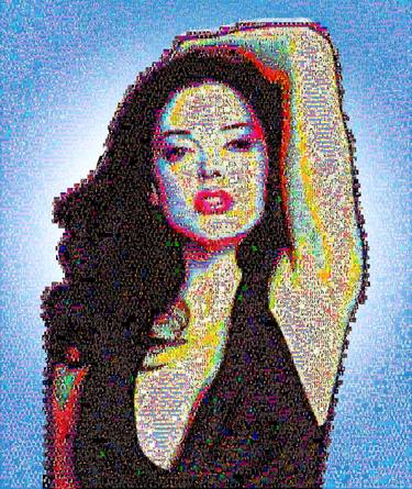 Original Pop Art Celebrity Collage by John Lijo Bluefish